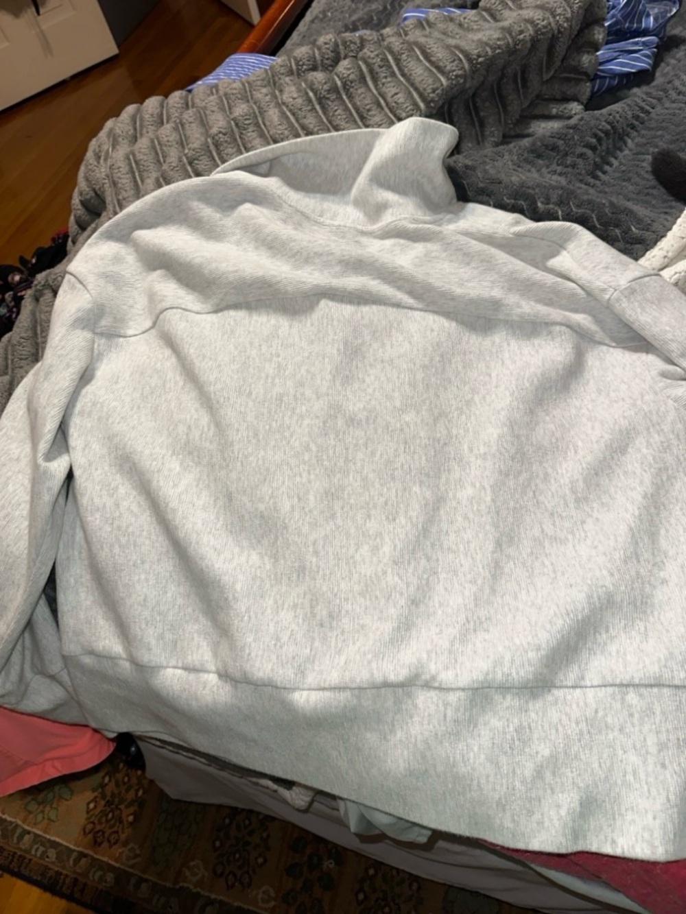 Men's or women’s Light Gray Pullover Sweater - Classic Casual